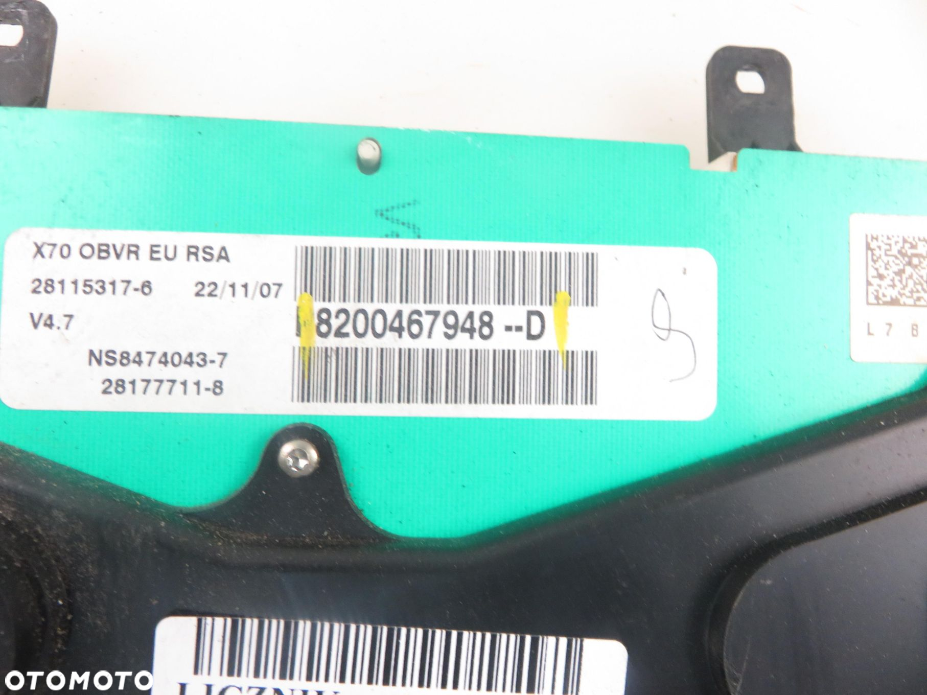 LICZNIK RENAULT MASTER II 2.5 dCi 8200467948D P8200467948D - 6