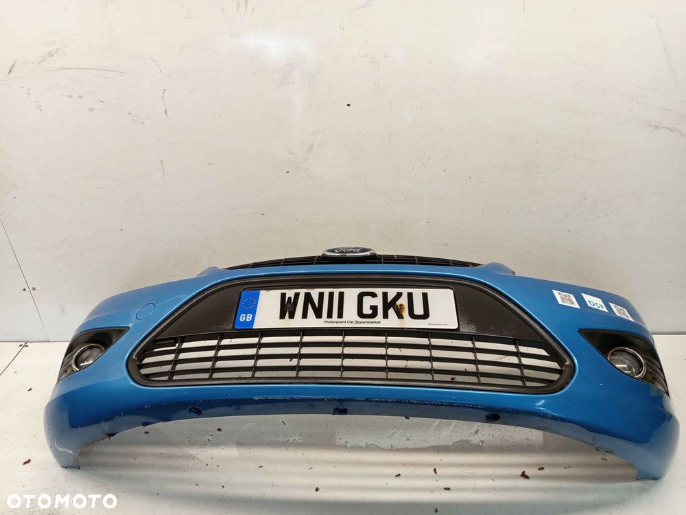 ^ ZDERZAK PRZÓD PRZEDNI DO FORD FOCUS MK2 II LIFT FL Q8 BŁĘKITNY HALOGENY
