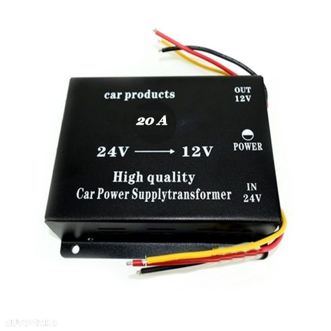 Invertor tensiune 24V la 12V 20A ACC-1920 - 1