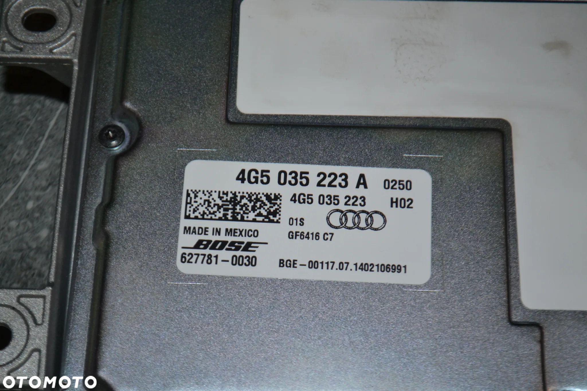 AUDI A6 C7 A7 WZMACNIACZ DŹWIĘKU BOSE 4G5035223A SPRAWNY - 4