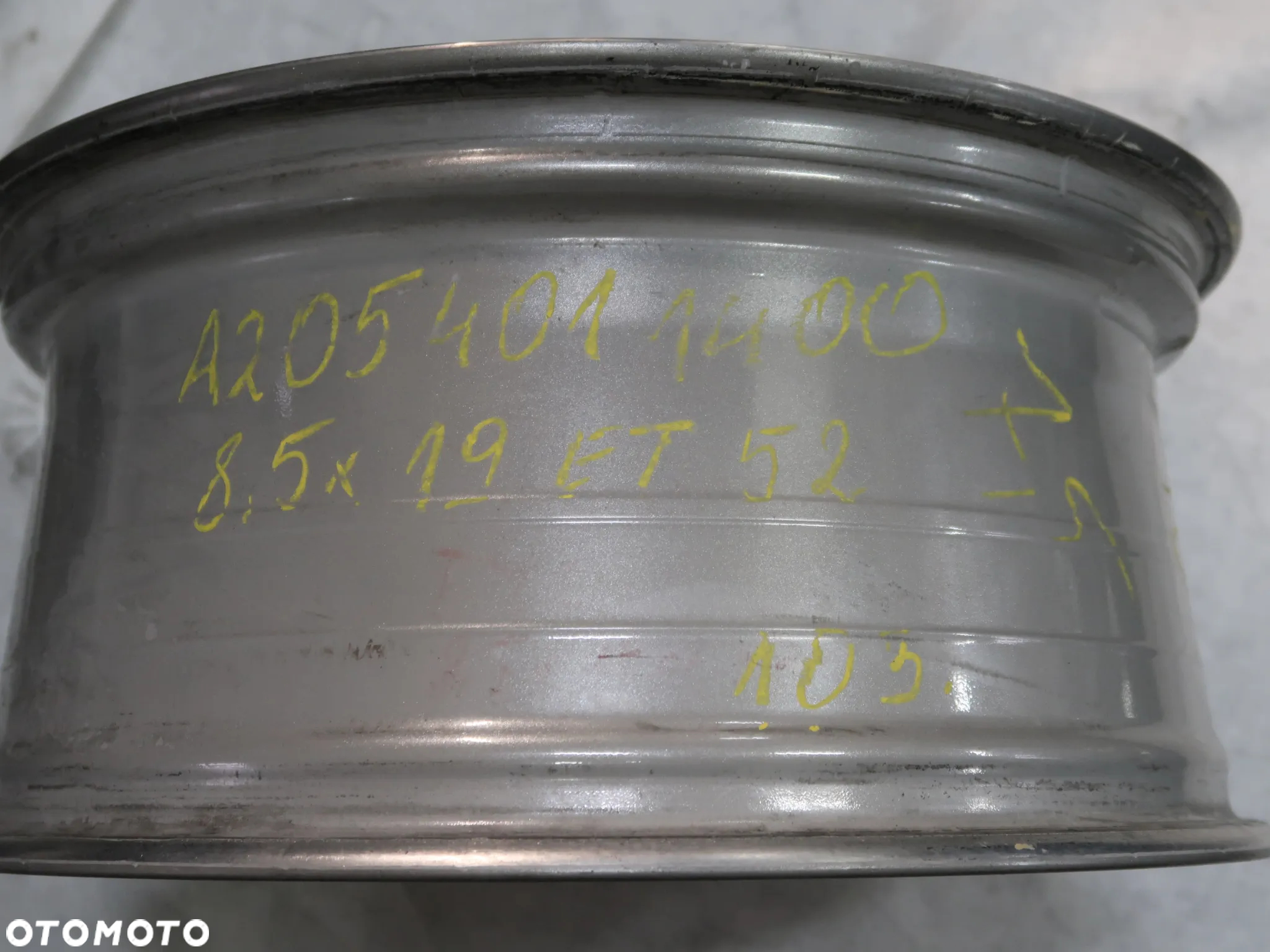 Felga Aluminiowa Mercedes A2054011400 19" - 5