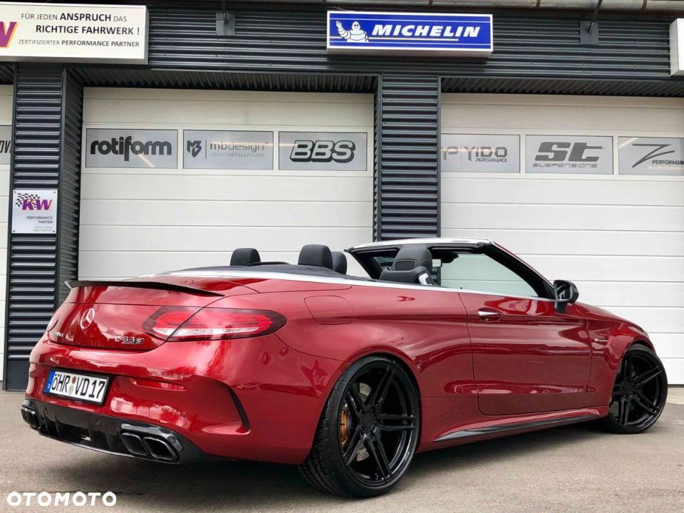 MERCEDES W205 CABRIO WZÓR AMG SPOILER LOTKA NA KLAPĘ PODKŁAD - 9