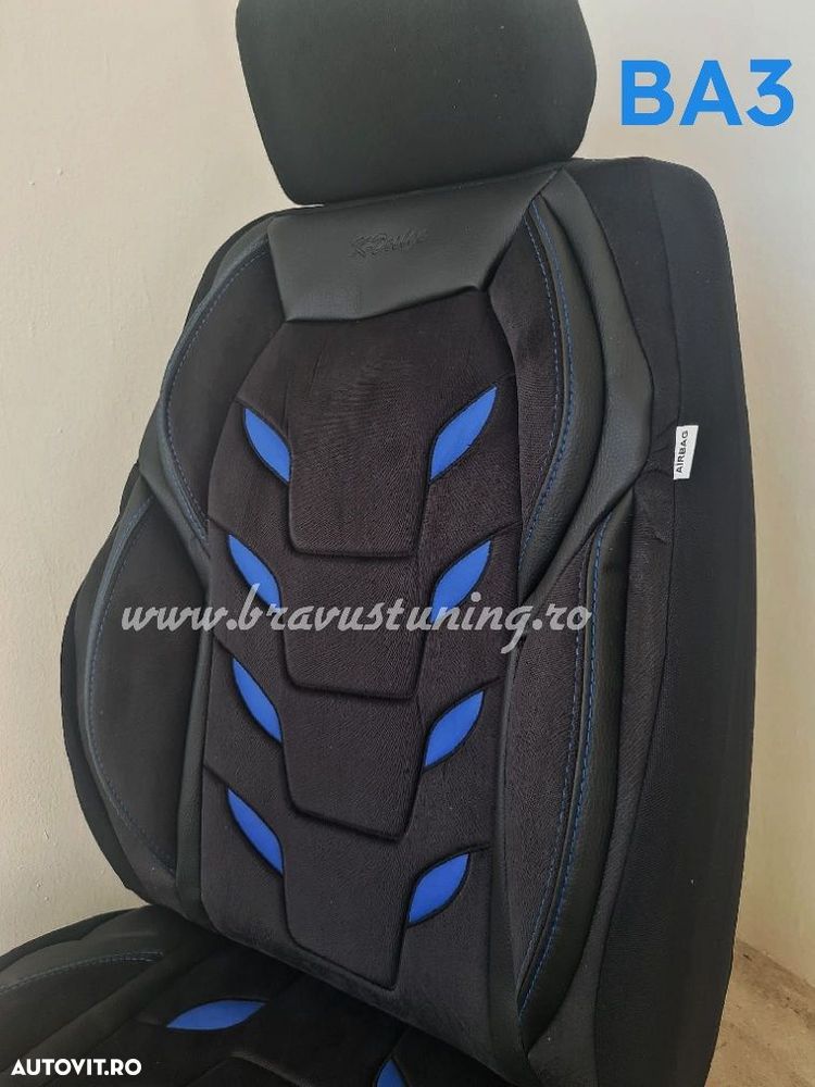 Huse scaun auto ALCANTARA BA Opel,Skoda, Mercedes, BMW, Audi, Ford etc - 1