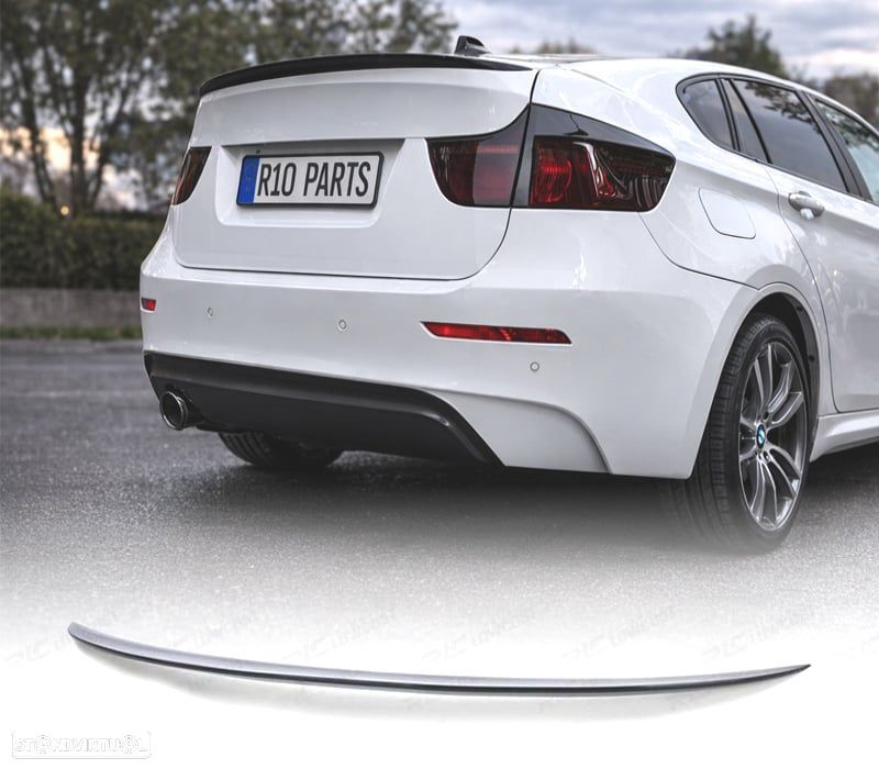 AILERON SPOILER BMW X6 E71 08-14 LOOK M PRETO BRILHANTE - 1