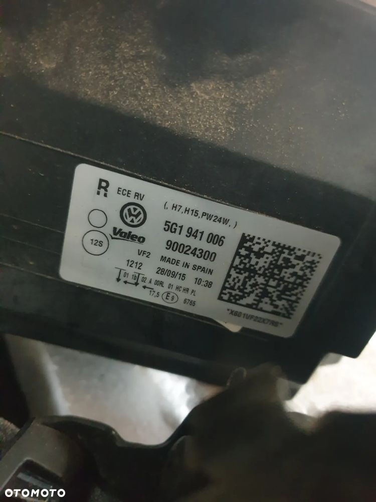 VW GOLF VII 7 GRILL ATRAPA PAS CHŁODNIC PRZEDNI CHŁODNICE WENTYLATOR WZMOCNIENIE CZOŁOWE  CHŁODNICE 2 0 TDI LAMPY PRZÓD LAMPA PRZEDNIE PRZEDNIA LEWA PRAWA LC9A BIAŁY PRZED LIFTOWY PRZED FL IDEALNY! POTESTOWY MINIMALNY PRZEBIEG! - 9