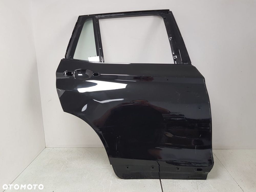 BMW X3 F25 10-17 DRZWI PRAWE TYLNE PRAWY TYŁ CZARNE SZYBA - 2