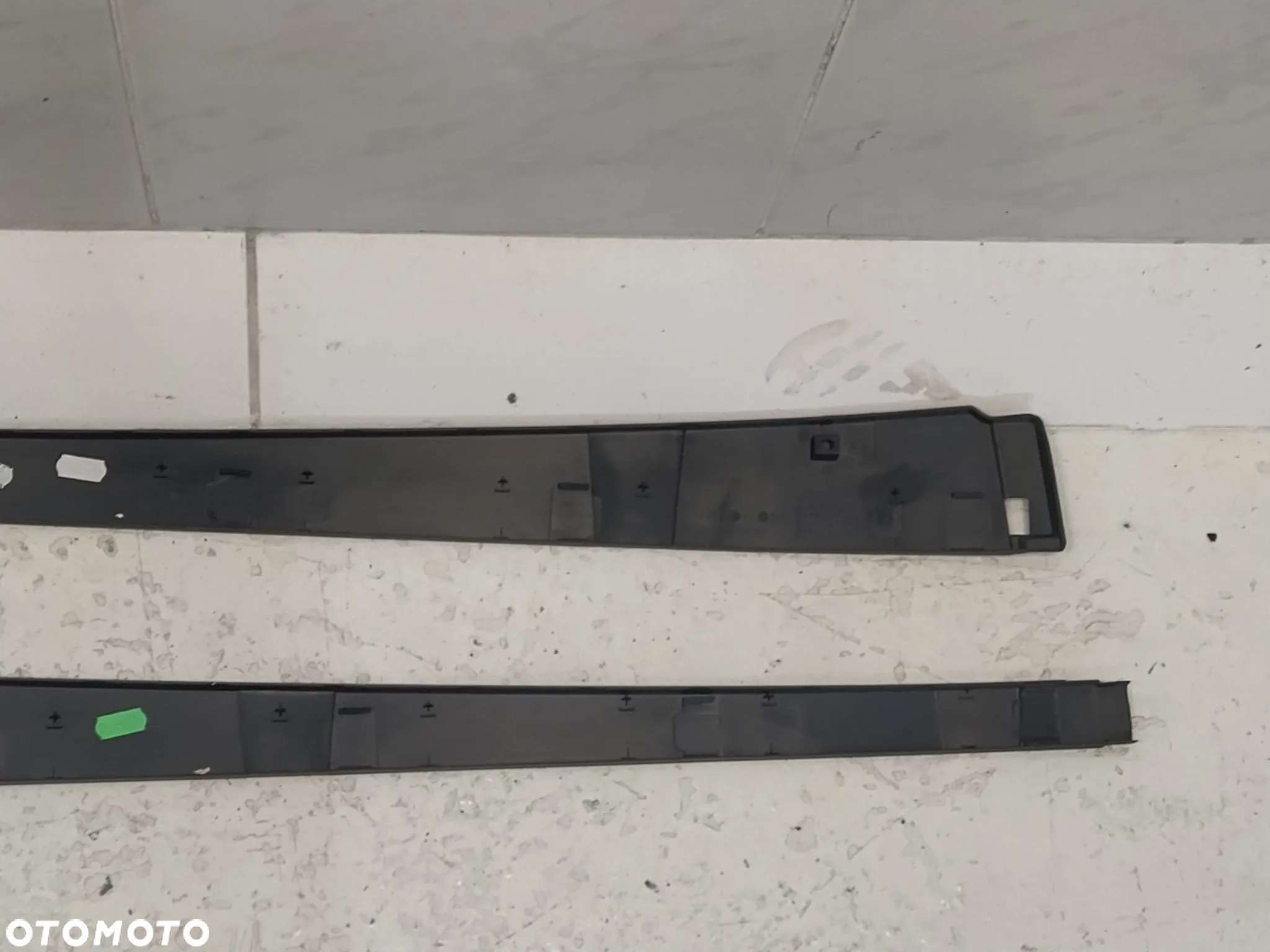 FIAT 500 CABRIO LISTWY PRZEJŚCIE DACHOWE DEKOR LISTWA DACHU LEWA PRAWA KOMPLET NOWA ORYGINAŁ - 7