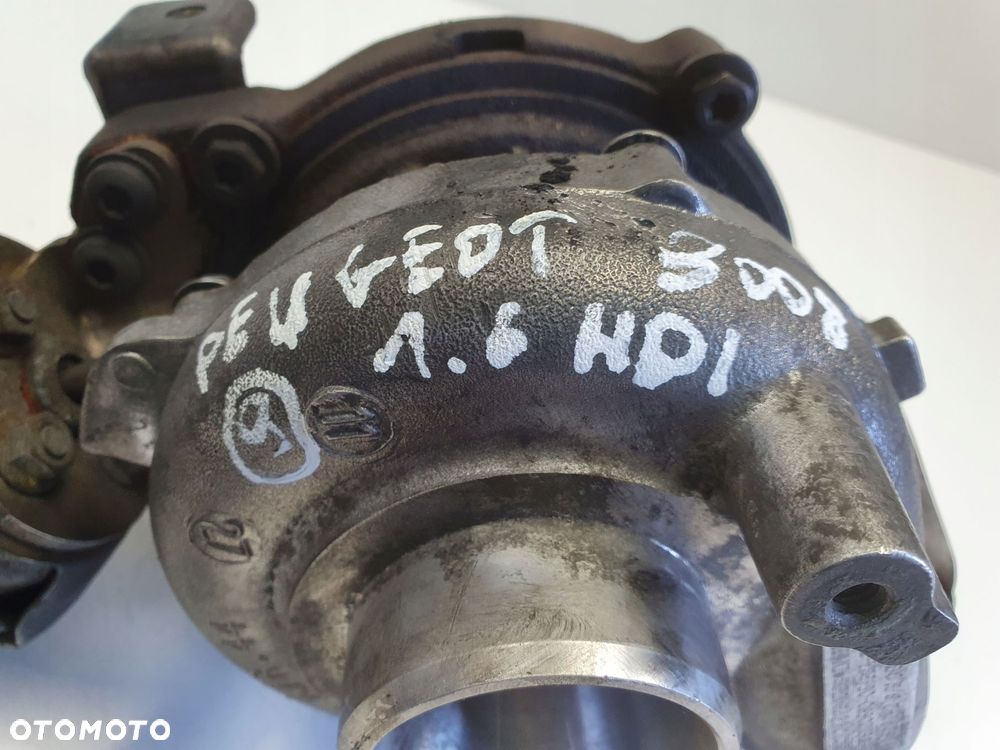 TURBOSPRĘŻARKA Peugeot 3008 1.6 HDI _ 9686120680-06 - 5
