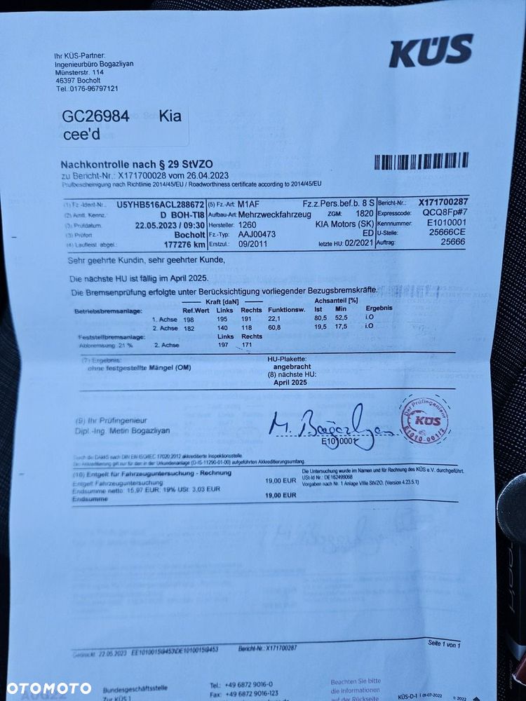 Kia Ceed 1.6 CRDi 90 ISG Spirit - 36