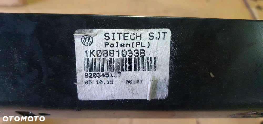 Podstawa mocowanie fotela siedzenia kierowcy lewy przód VW Golf V Plus 1K0881033B - 4