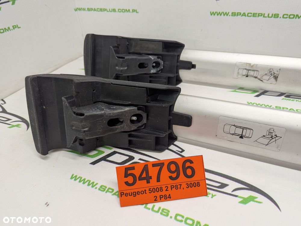 Bagażnik dachowy bazowy belki poprzeczki Peugeot 5008 2 P87, 3008 2 P84 - 5