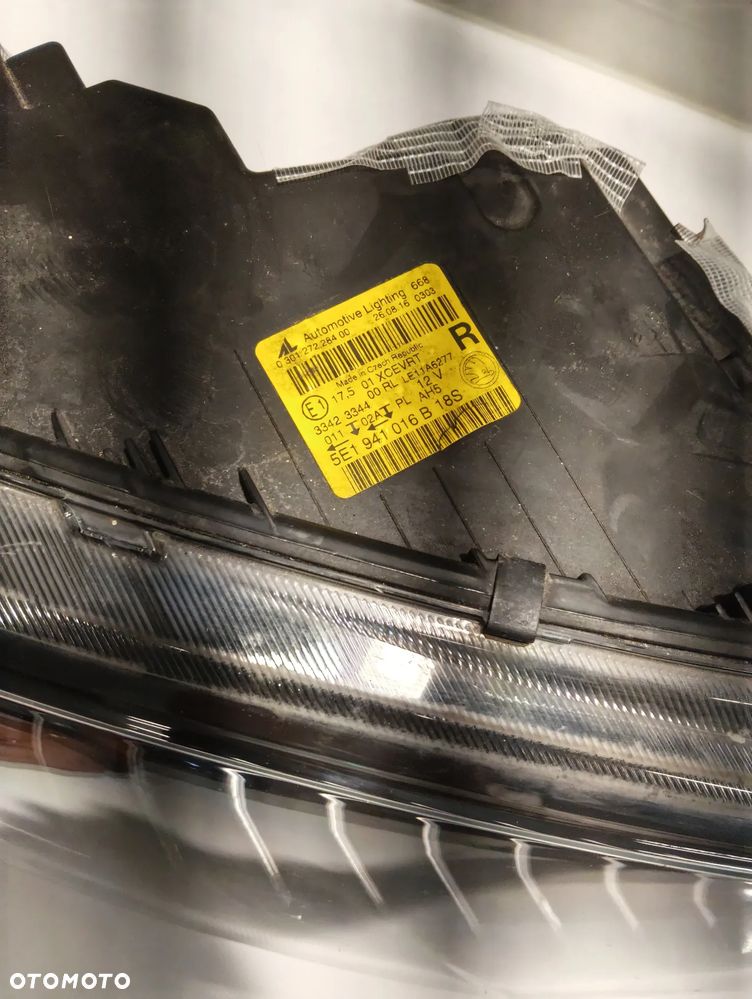 Skoda Octavia Mk3 XENON Z LEDEM KOMPLET LAMP PRZÓD 5E1941017B/5E1941016B - 8