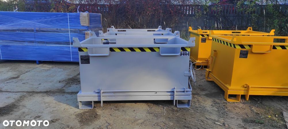 Pojemnik na Drewno, Złom, Szkło Samowyładowczy PMDB 500L Kontener - 3