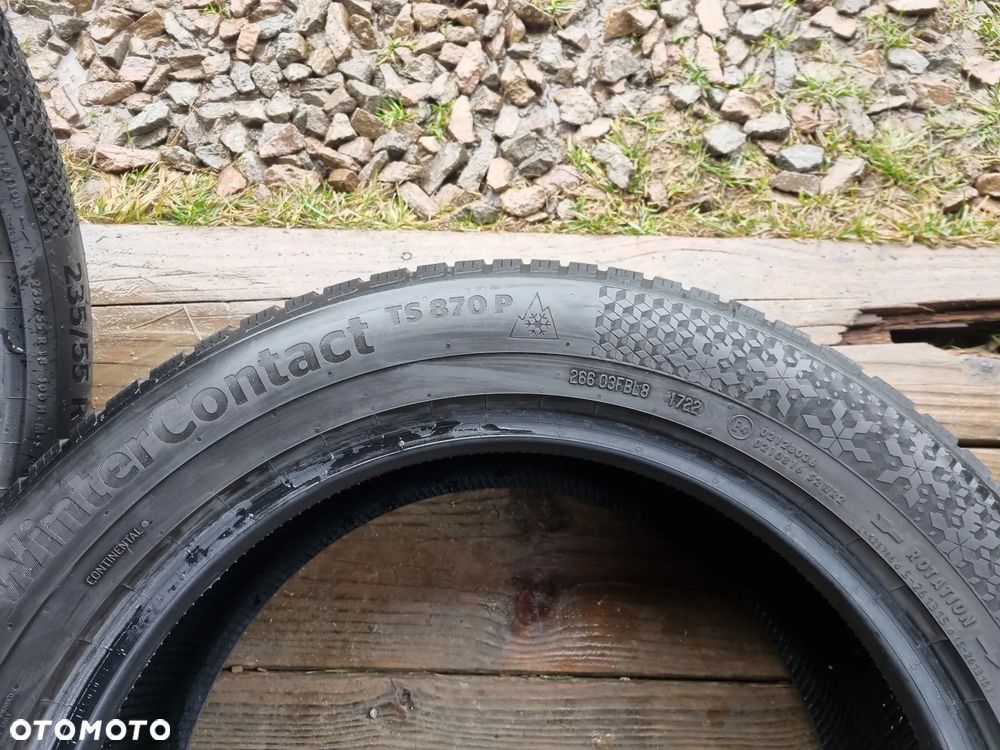 Opony CONTINENTAL WINTER CONTACT TS870P 235/55R18 100H 2022r,6,8 bdb stan - 11