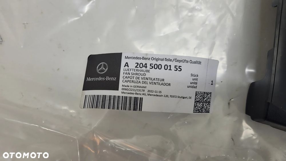 NOWA OSŁONA WLOT PASA MERCEDES C W204 A2045000155 - 10