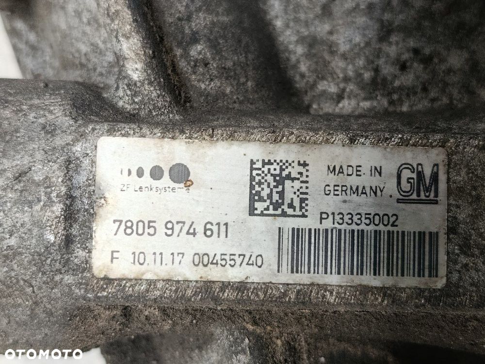 MAGLOWNICA PRZEKŁADNIA  ELEKTRYCZNA OPEL ASTRA J 13335002 7805974611 ZF 1.7 - 2