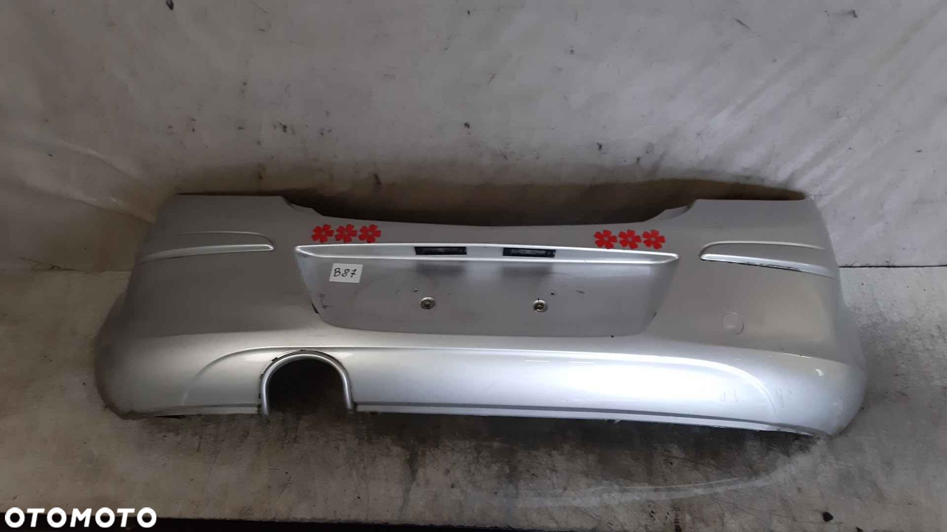 ^  ZDERZAK TYŁ TYLNY OPEL CORSA D Z157 SREBRNY 5D 5 DRZWI HB - 1