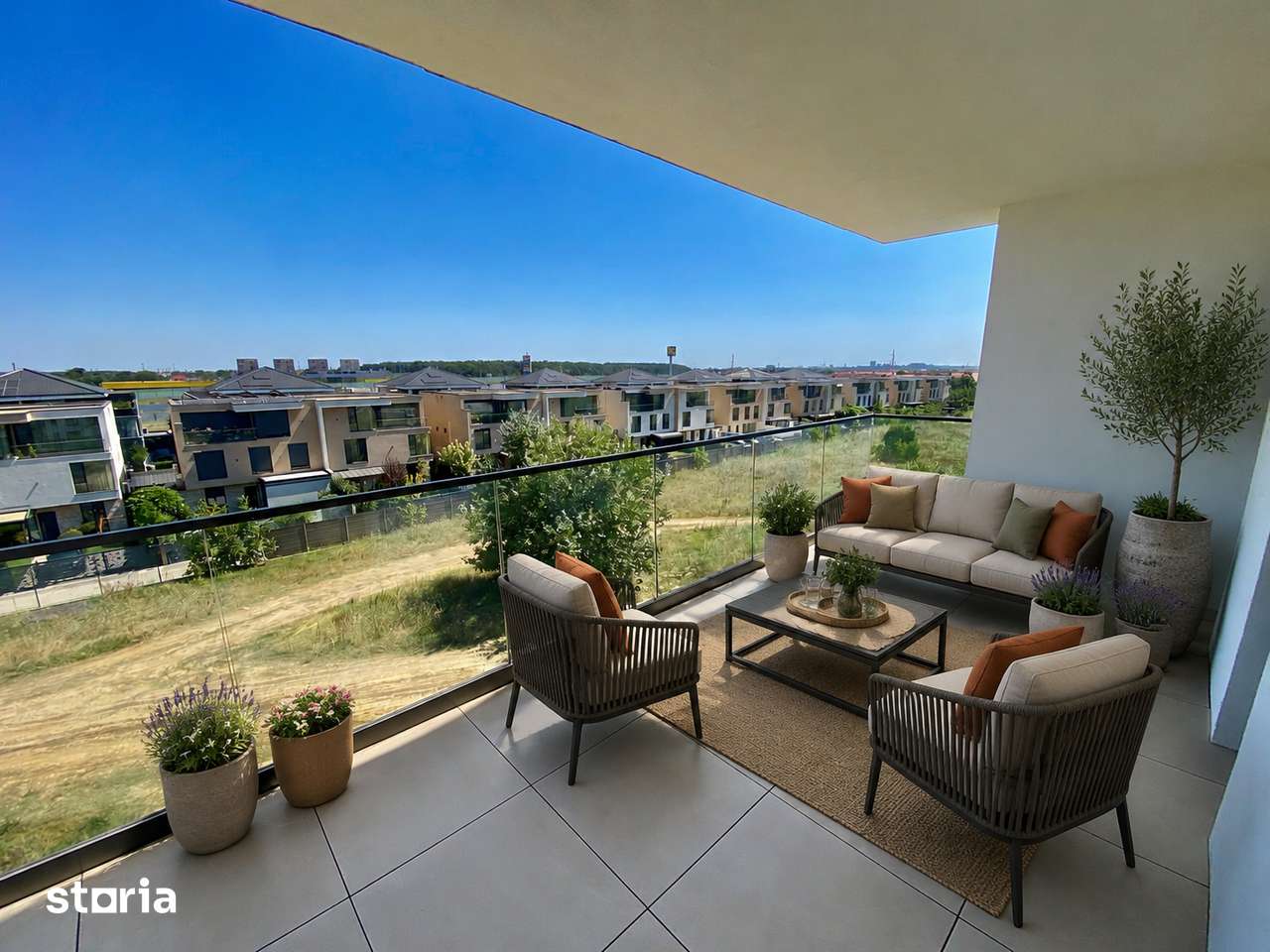 Apartamente 3 camere, terase 18 mp, dressing, bloc boutique, OMV Piper — fotografia 1