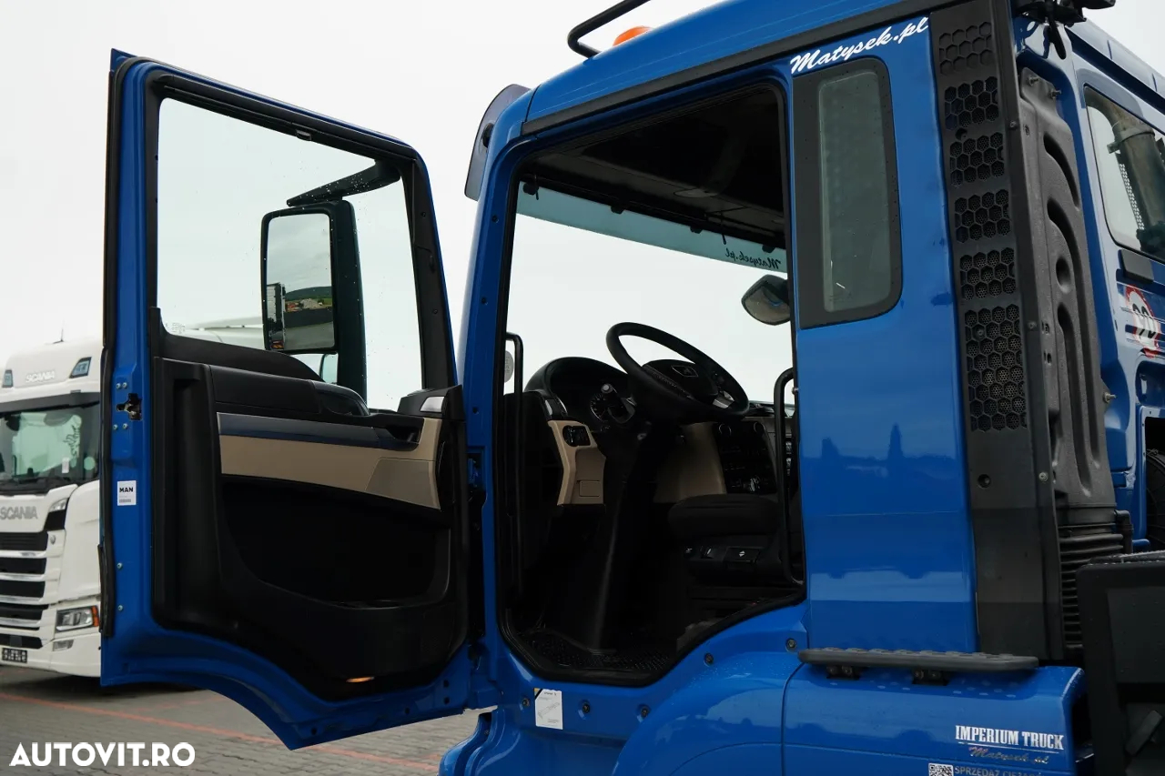MAN TGS 18.460 / CABINĂ JOSĂ / SISTEM HIDRAULIC / RETARDER / - 22