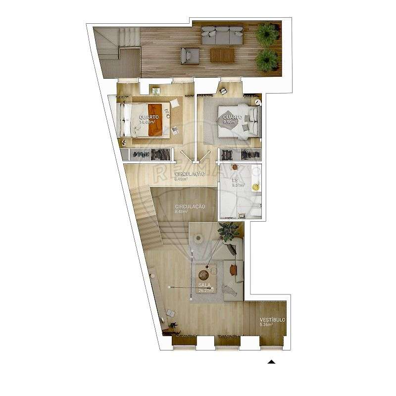 Apartamento T2 para venda - Grande imagem: 4/10