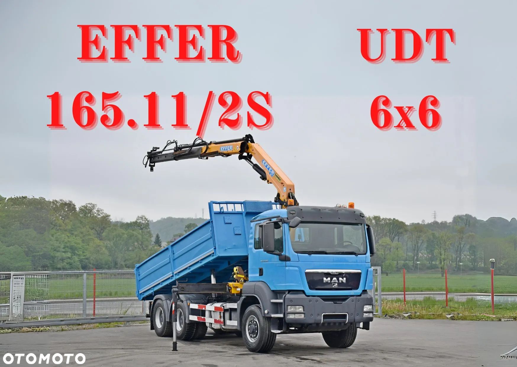 MAN TGS 26.360 * WYWROTKA 5,50m + EFFER 165.11/2S + PILOT / 6x6 - 1