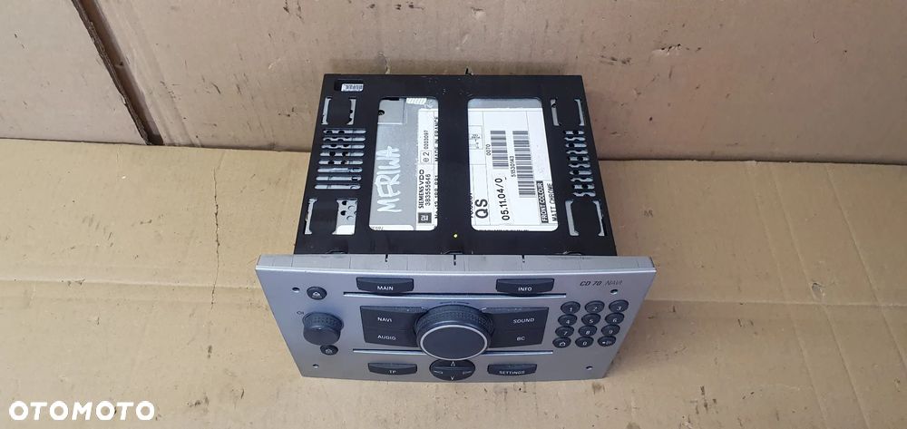 Radio radioodtwarzacz oryginał Opel Meriva A 13188881 - 2