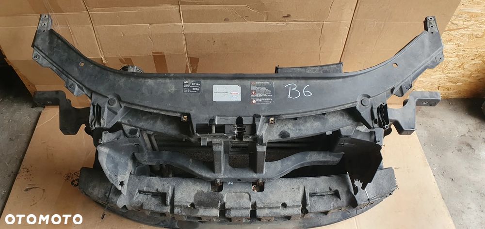 Pas przedni wzmocnienie chłodnica chłodnice wentylatory VW Passat B6 2.0 TDI 3C0121253R - 2