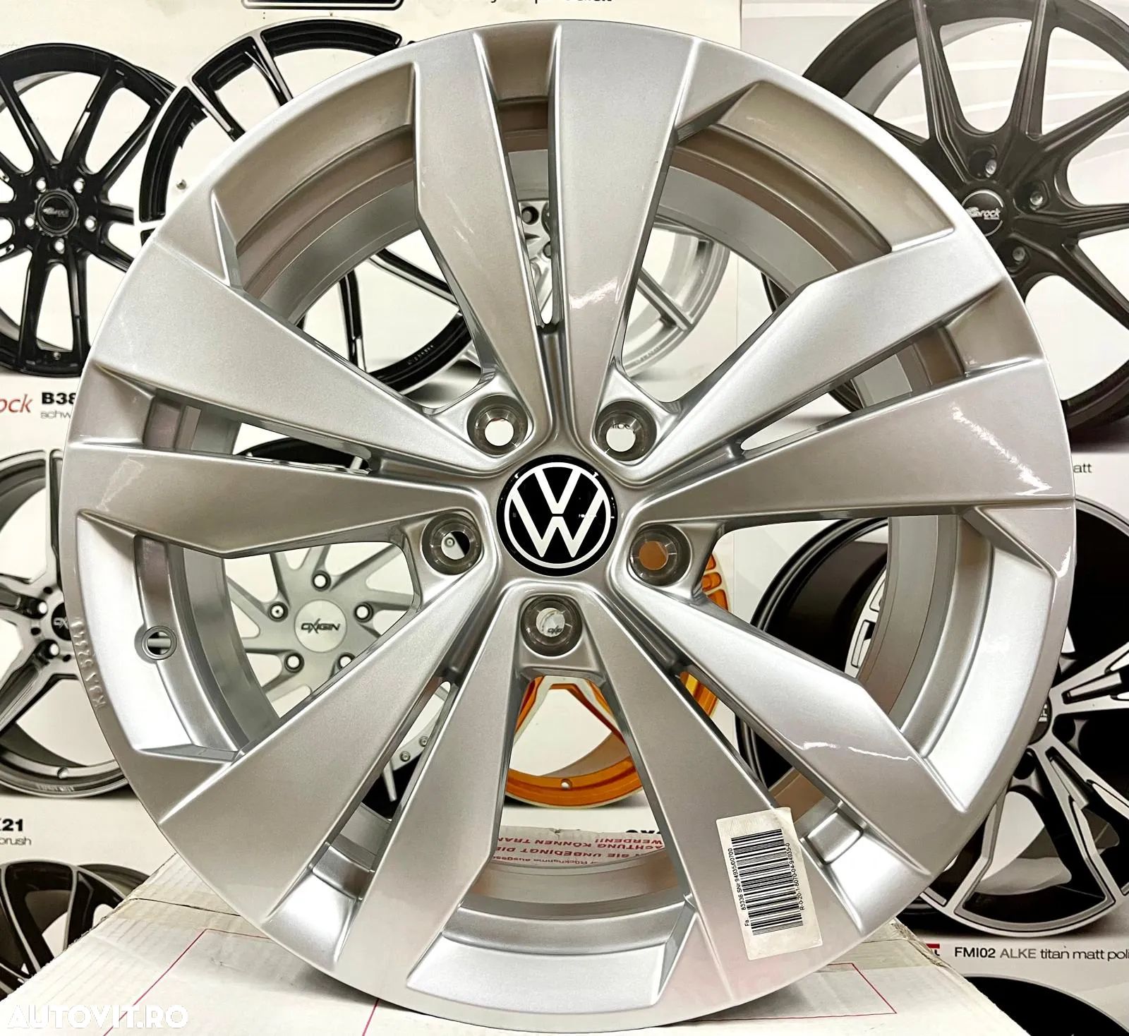 Jante Vw Golf 6,7,8, Electric, iD3, iD Buzz Cargo, Passat, T-Roc, Tiguan, originale, noi, 18 inch - 1
