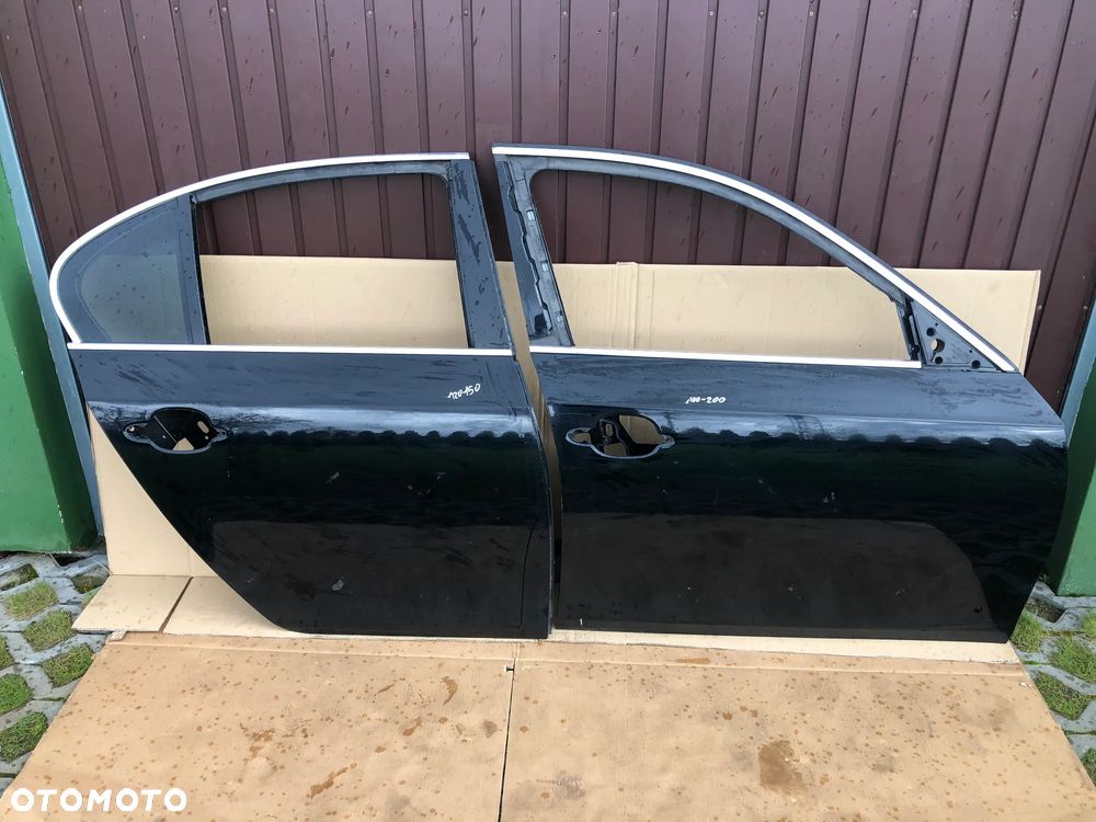 BMW E60 DRZWI LEWE PRAWE TYŁ SCHWARZ 2 - 10