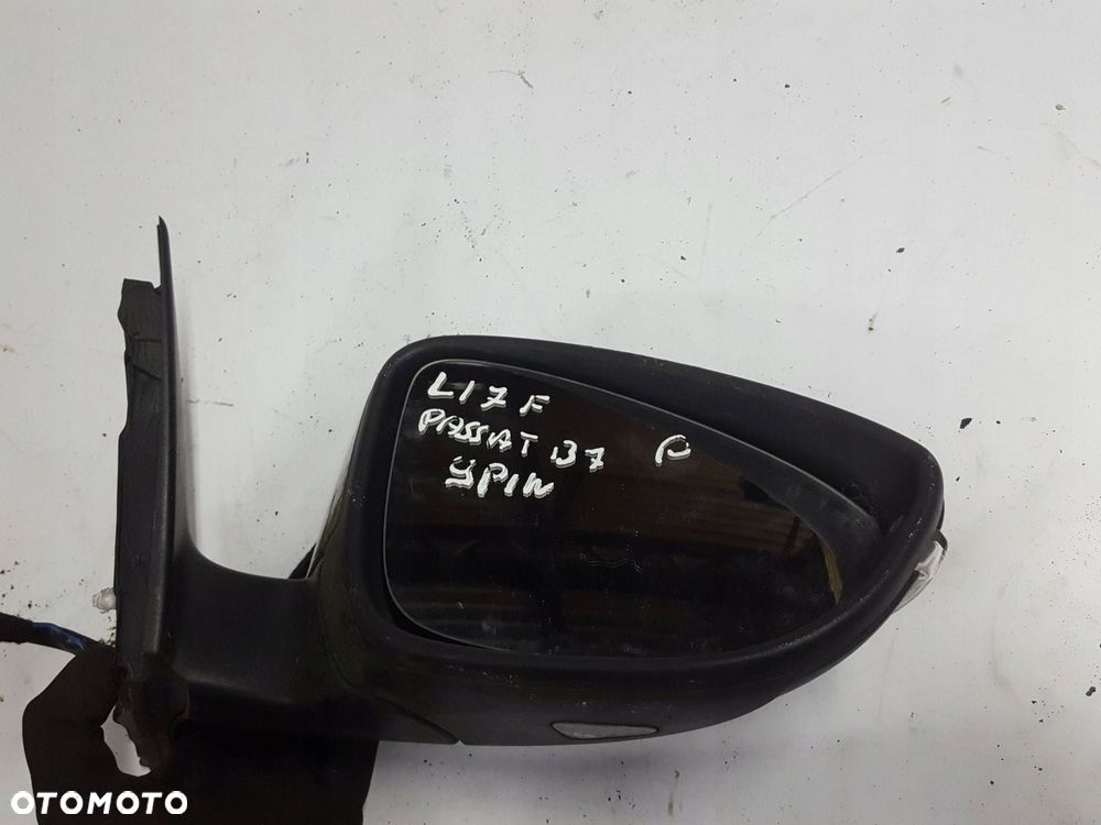 VW PASSAT B7 10-14r LUSTERKO PRAWE 9 KABLI LI7F - 2