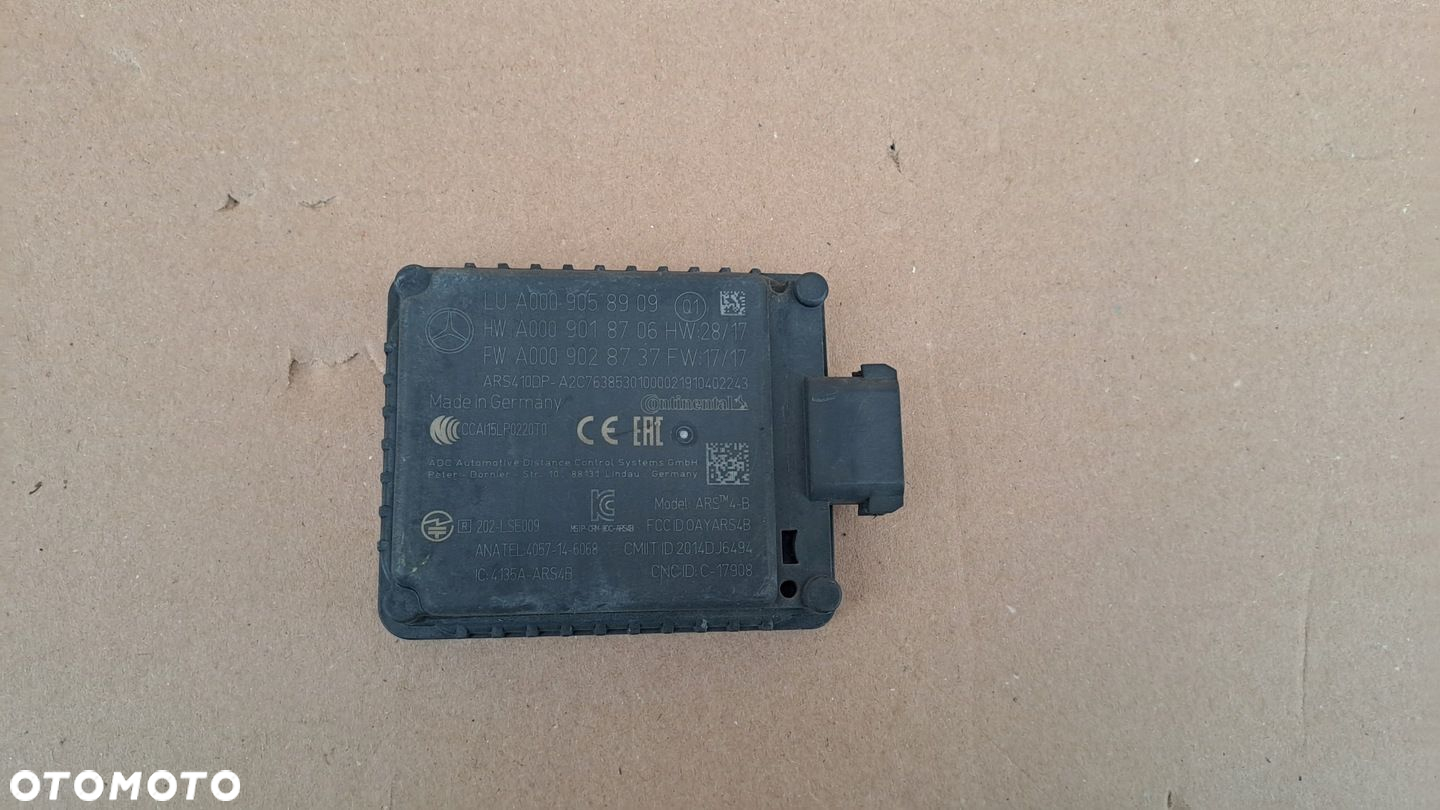 MERCEDES RADAR SENSOR DISTRONIC ACC A0009058909 W213 W238 W222 C238 A238 - 2