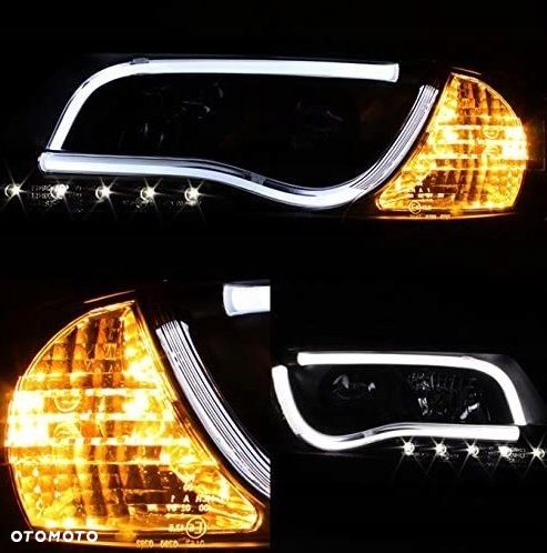 reflektor lampa day line light led tube neon tuning audi a6 c5 4b lift 2001 - 4