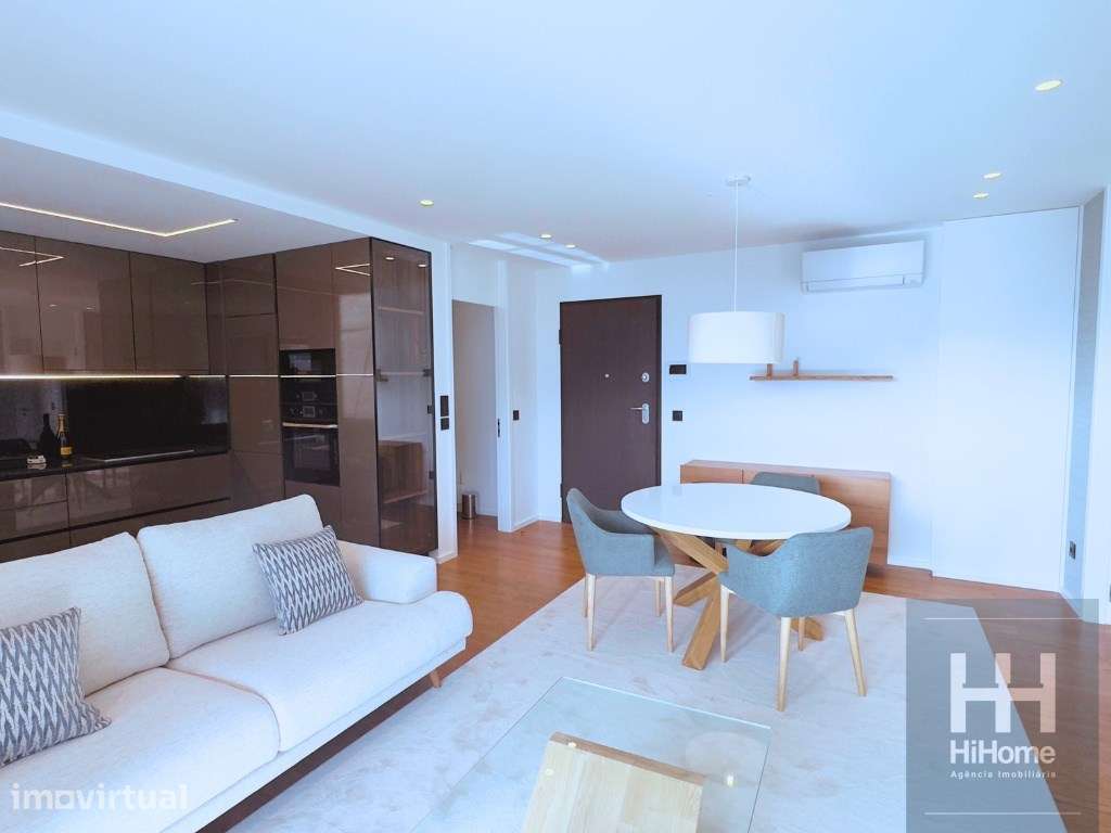 Apartamento T1 mobilado com vista mar em condomínio com piscina - Grande imagem: 5/26