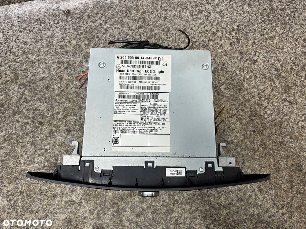 Radio nawigacja GPS czytnik plyt CD Mercedes W204 LIFT BDB W212 - 3