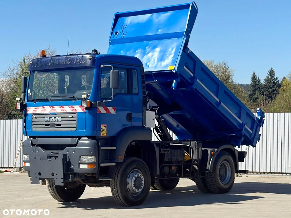 MAN TGA 18.410 * WYWROTKA 4,10 m * 4x4 * STAN BDB - 2