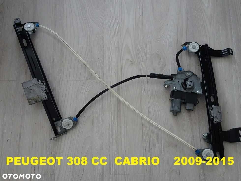 Podnośnik Mechanizm Szyby Peugeot 308 CC Cabrio Przód Prawy 09-15 [3a] - 1