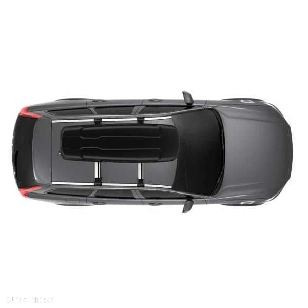 Cutie portbagaj Thule Force XT Sport Negru Mat, 190x63x42.5cm - 6