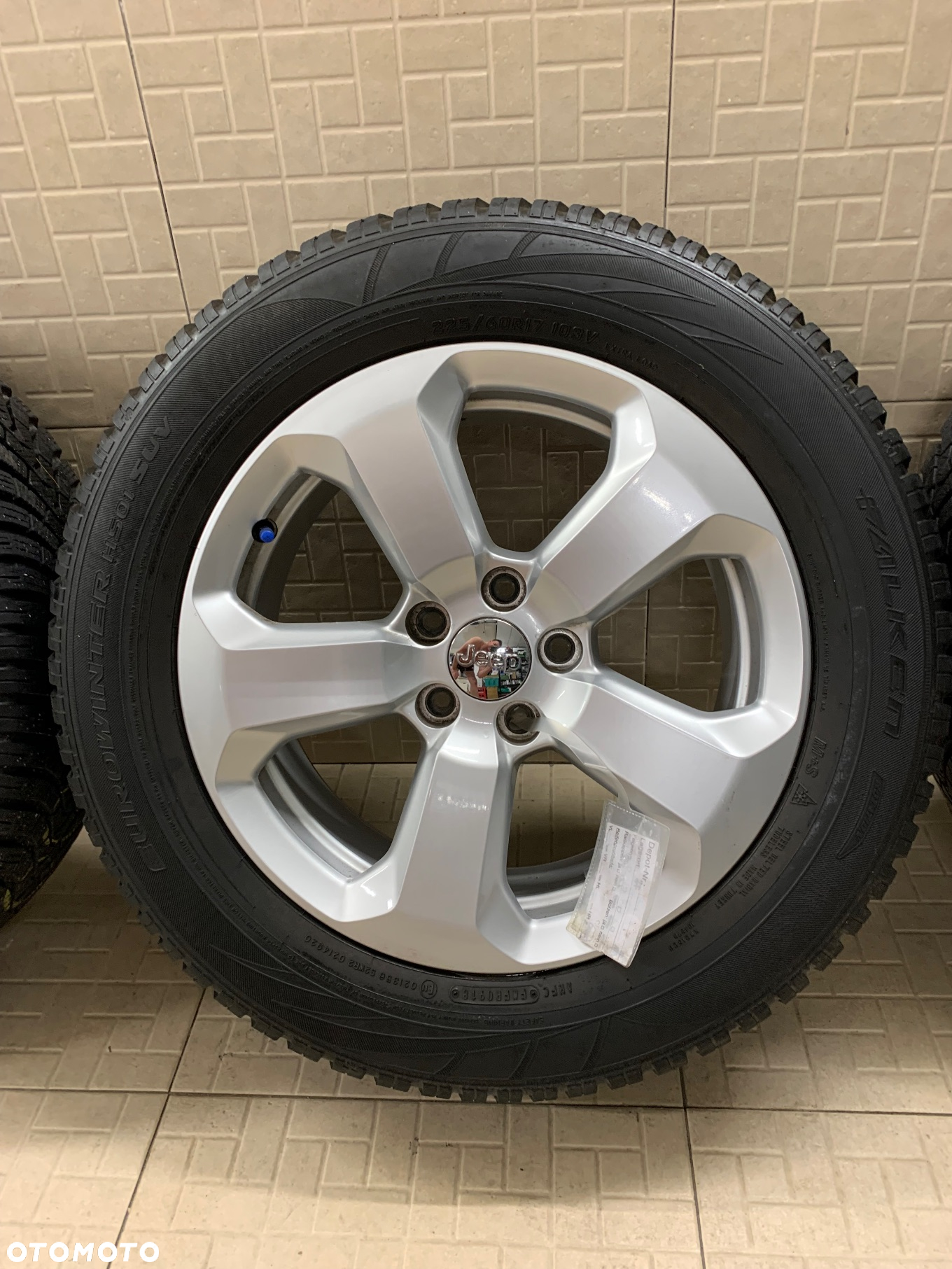 Jeep Renegade Cherokee KL Compass  Felgi Aluminiowe z Oponami 17x7,0J 40mm 5x110mm+Czujniki Ciśnienia - 2
