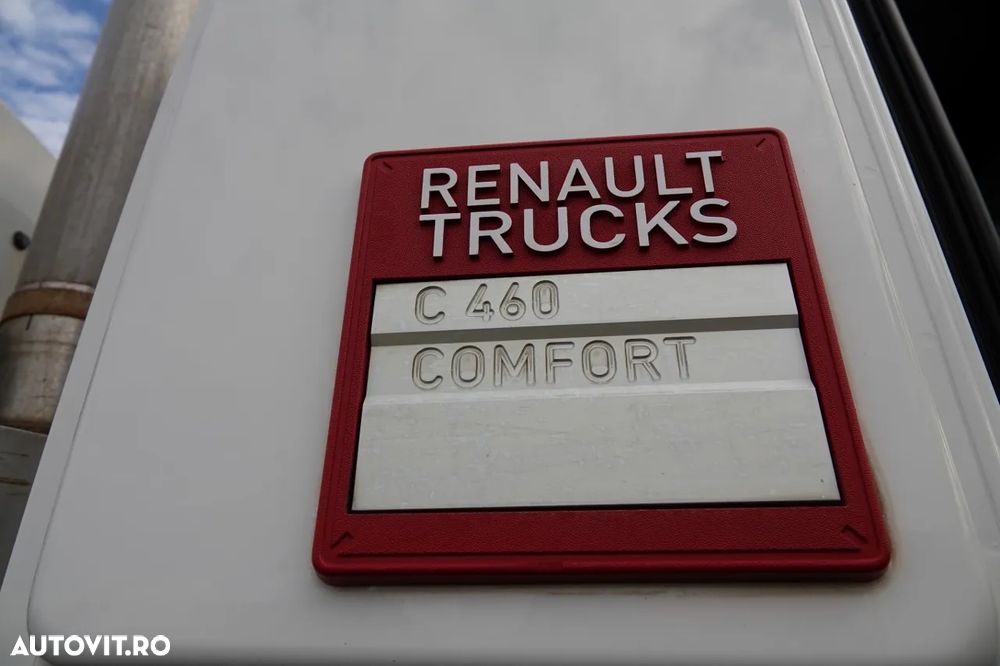 Renault C 460 / 8x4 / CAMION BASCULANTE / HIDROBOARD / BORDMATIC / EURO 6 / ANVELOPE 100% / IMPORTAT / DUPA CONTRACTUL DE SERVICE - 37