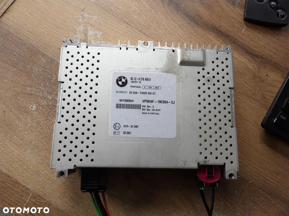 BMW - E84,E81,E87,E90,91 - MODUŁ , STEROWNIK , TUNER TV DAB - 9216459 - 1