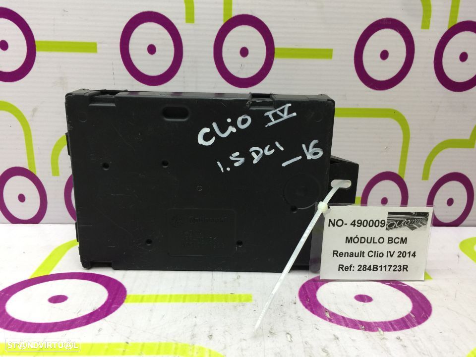 Módulo BCM Renault Clio IV de 2014 - Ref: 284B11723R - NO490009 - 2