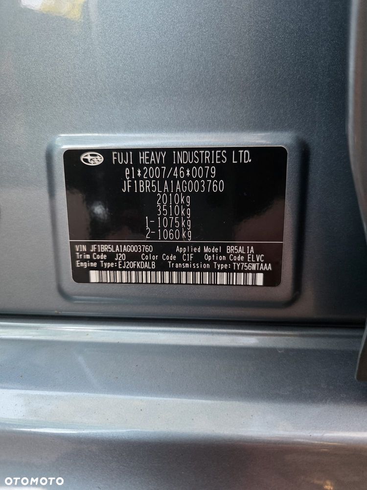 Subaru Legacy 2.0R Comfort - 9