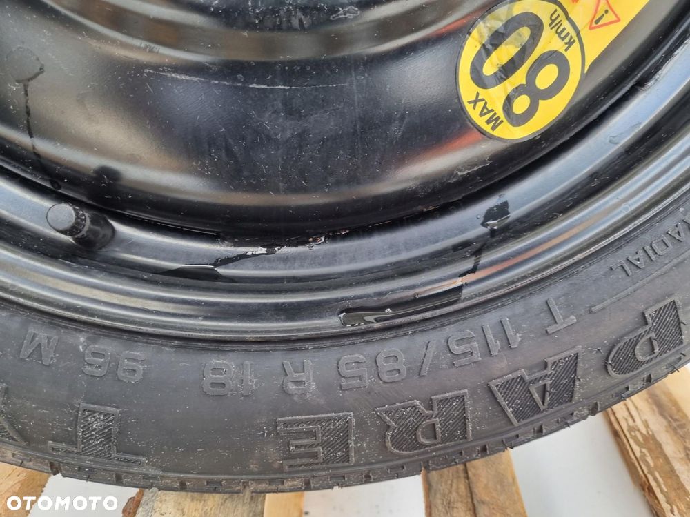 KOŁO DOJAZDOWE Jaguar XF XJ _ dojazdówka 115/85 R18 2180800 4R83-HB 5x108 - 6