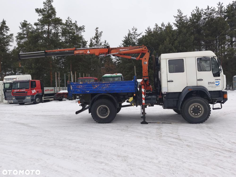 MAN 18-224 4x4 hds Atlas 80.1 7,2m balony do energetyki 7 miejsc - 8