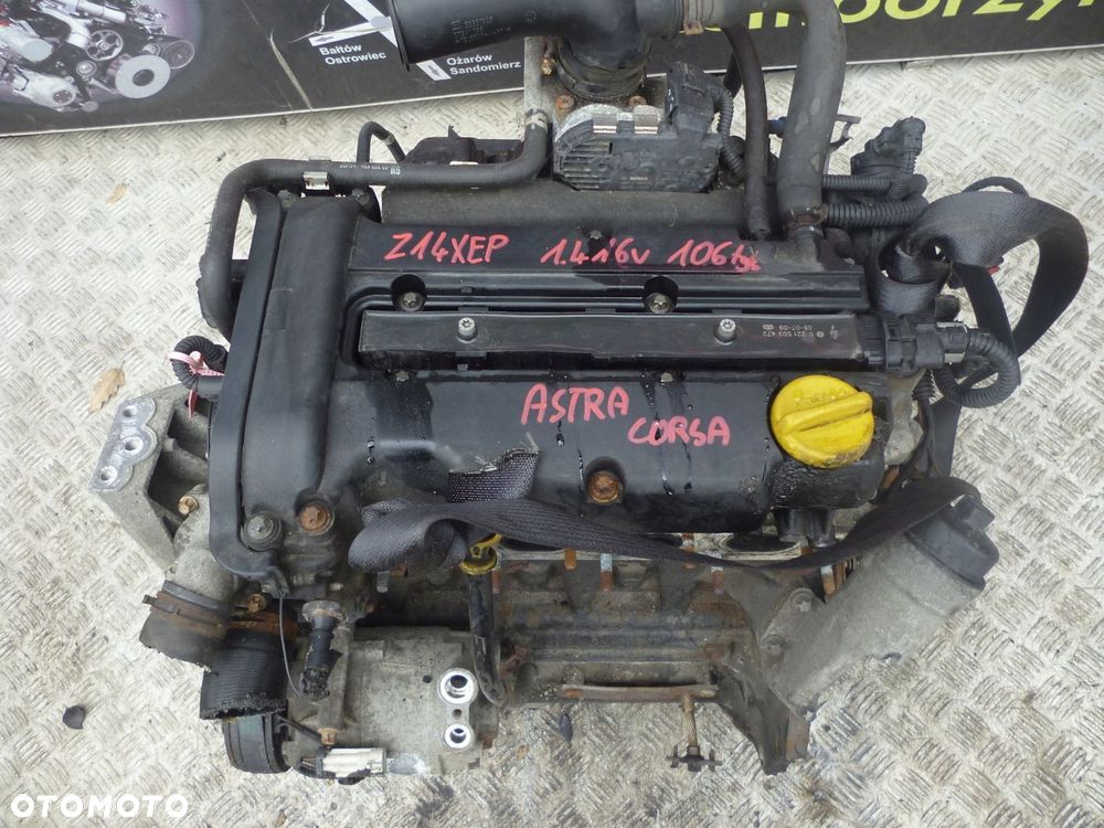 SILNIK OPEL CORSA ASTRA 1.4 16V Z14XEP 106 TYS - 3