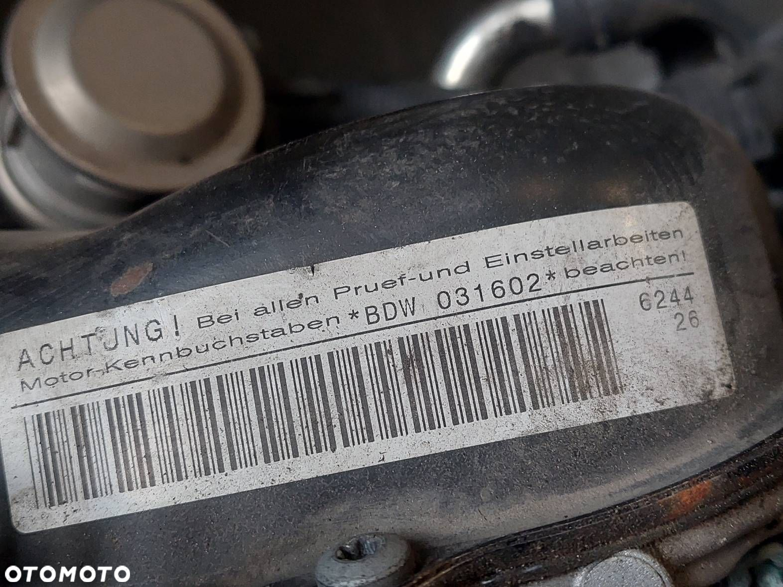 SILNIK BENZYNOWY SŁUPEK AUDI A6 C6 2.4 V6 BDW ŚWIEŻY ROZRZĄD - 7