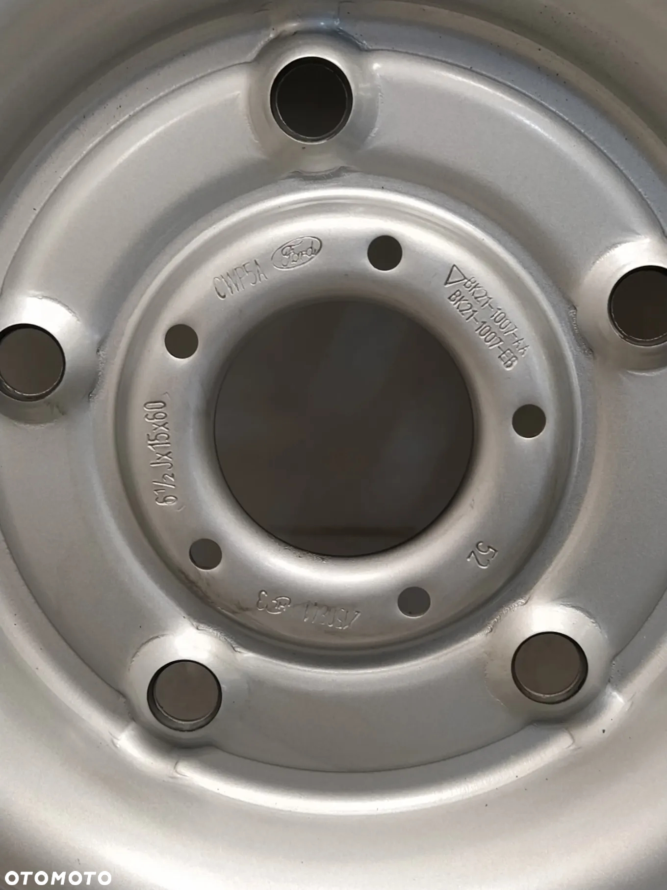 FORD TRANSIT CUSTOM 6,5x15 ORYGINALNE FELGI STALOWE R15 ET60 5X160 OPONY SEMPERIT 215/65 KOŁA ZIMA BIEŻNIK ok 10.5mm - 17