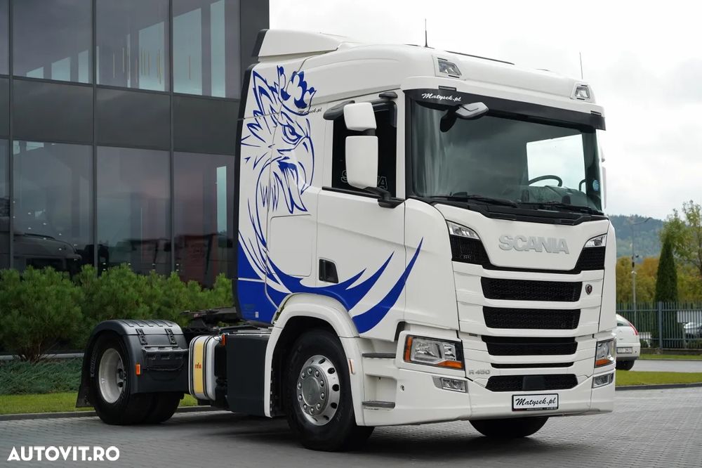 Scania R 450 / RETARDER / CABINĂ JOSĂ / SISTEM HIDRAULIC / I-PARK COOL / COMPLET AIRMATIC / JANTE DIN ALIAJ - 1