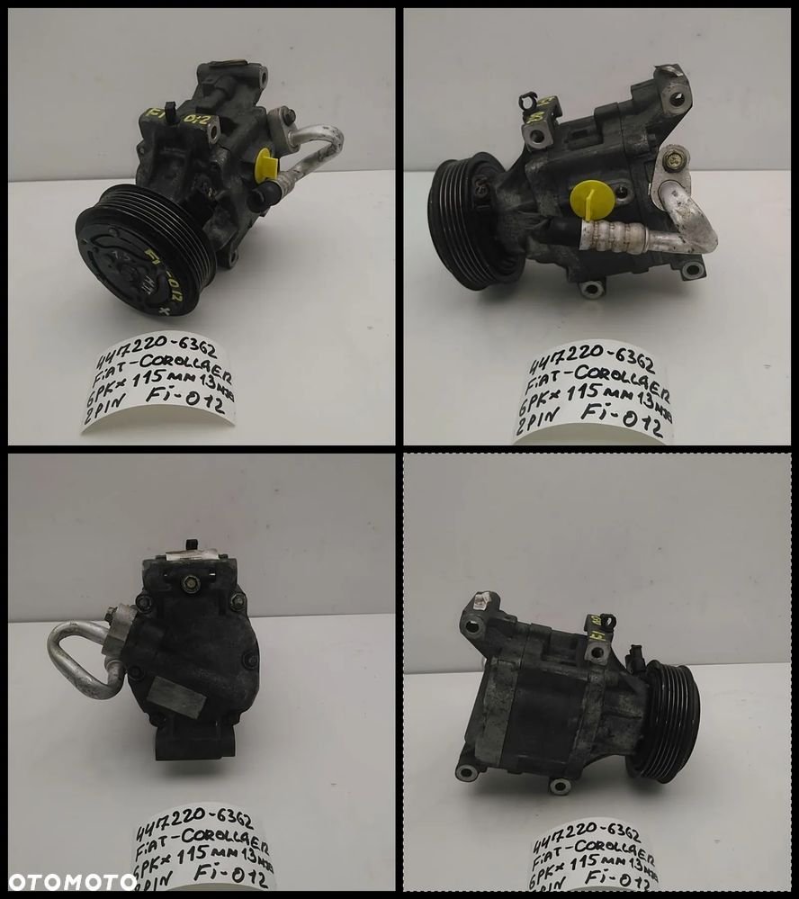 FIAT LANCIA ALFA ROMEO IVECO JEEP FI001-FI064 SPRĘŻARKA KOMPRESOR KLIMATYZACJI AUKCJA (1) - 6