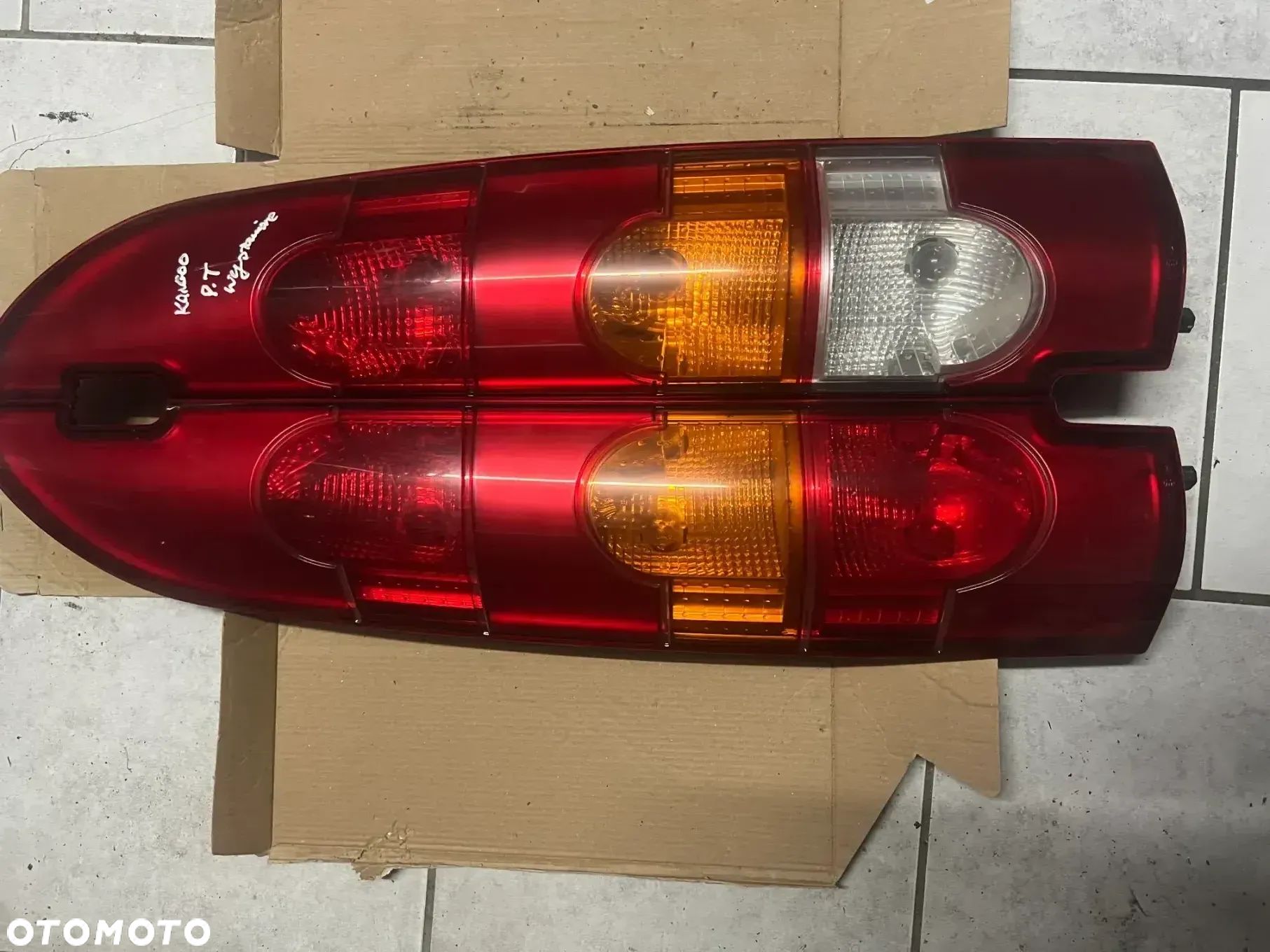 RENAULT KANGOO LAMPY TYŁ TYLNE PRAWA LEWA KOMPLET 0051 - 1